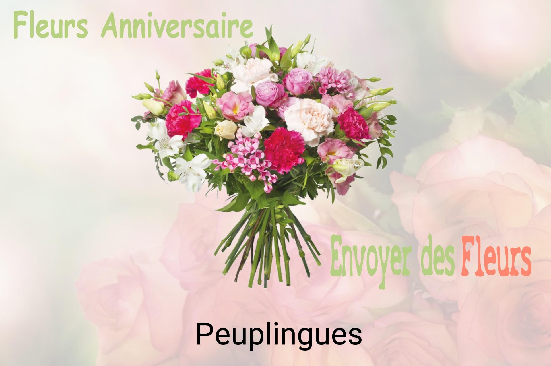 Bouquet de fleurs d’anniversaire livré à Peuplingues